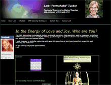 Tablet Screenshot of larktucker.com